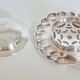 Silver scallop shell butter dish.