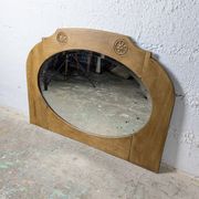 Miroir en chêne sculpté - Années 30