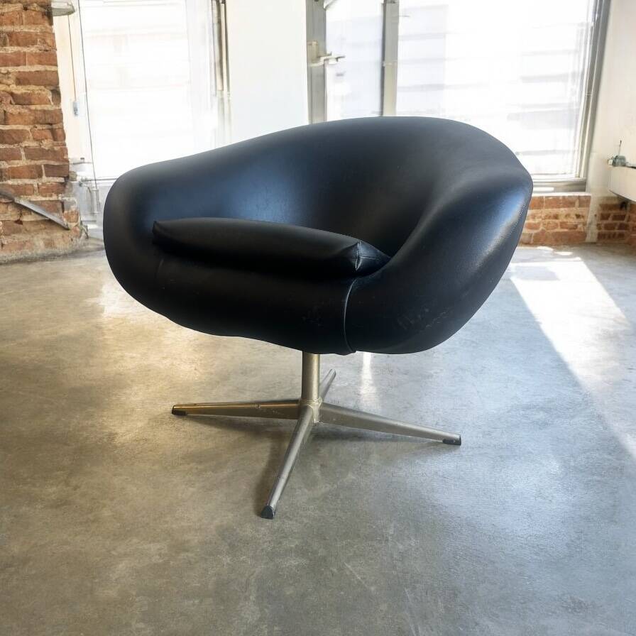 Vintage/single seat with star base jansson swivel chair