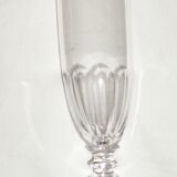 Set of 10 crystal champagne flutes