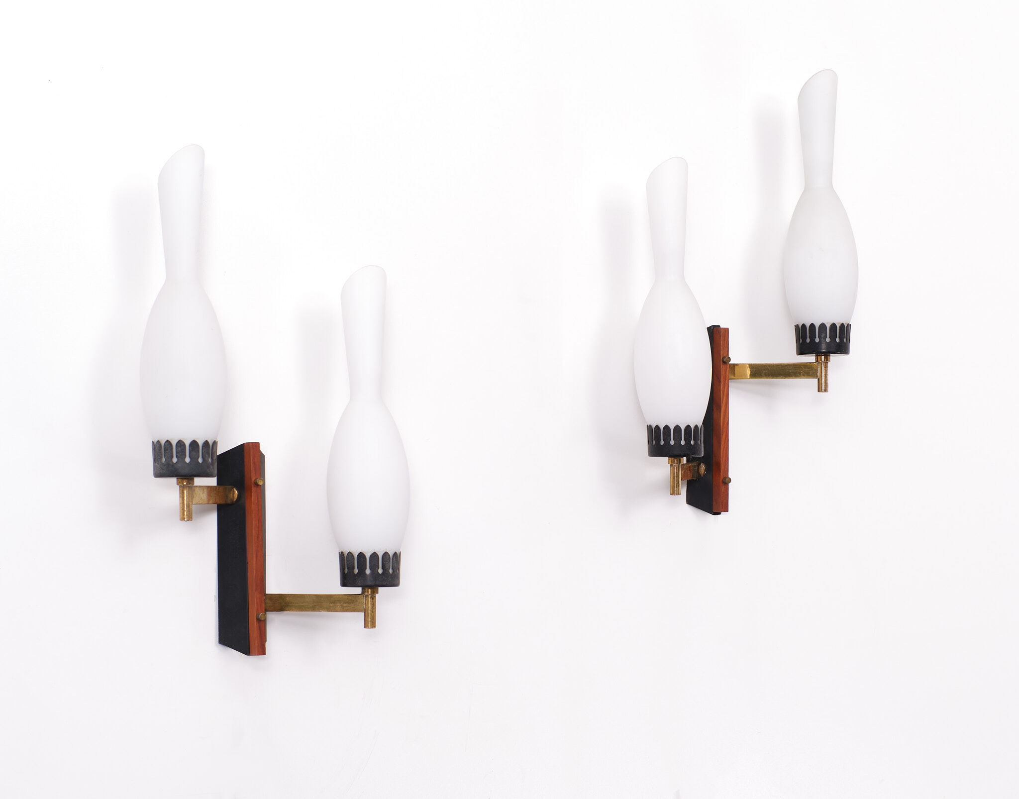 Two Wall Lights Italian, 1950s