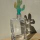 Daum cactus Hilton Mc Connico crystal whiskey decanter