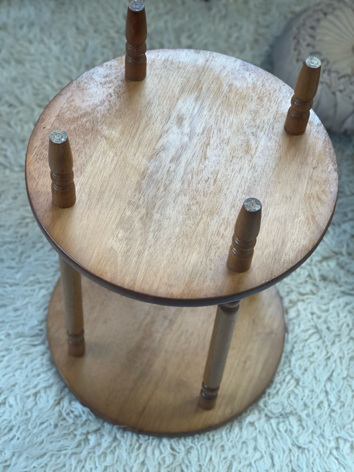 1970 oak side table