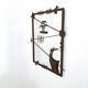 Contemporary Wall Mirror with Iron Frame, Italy