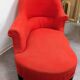 Old poppy red meridian sofa