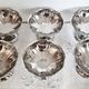 Set of 6 ice cream cups, Jean Couzon box, in 18/10 stainless steel