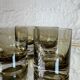 70s Smoked Whiskey Glasses
