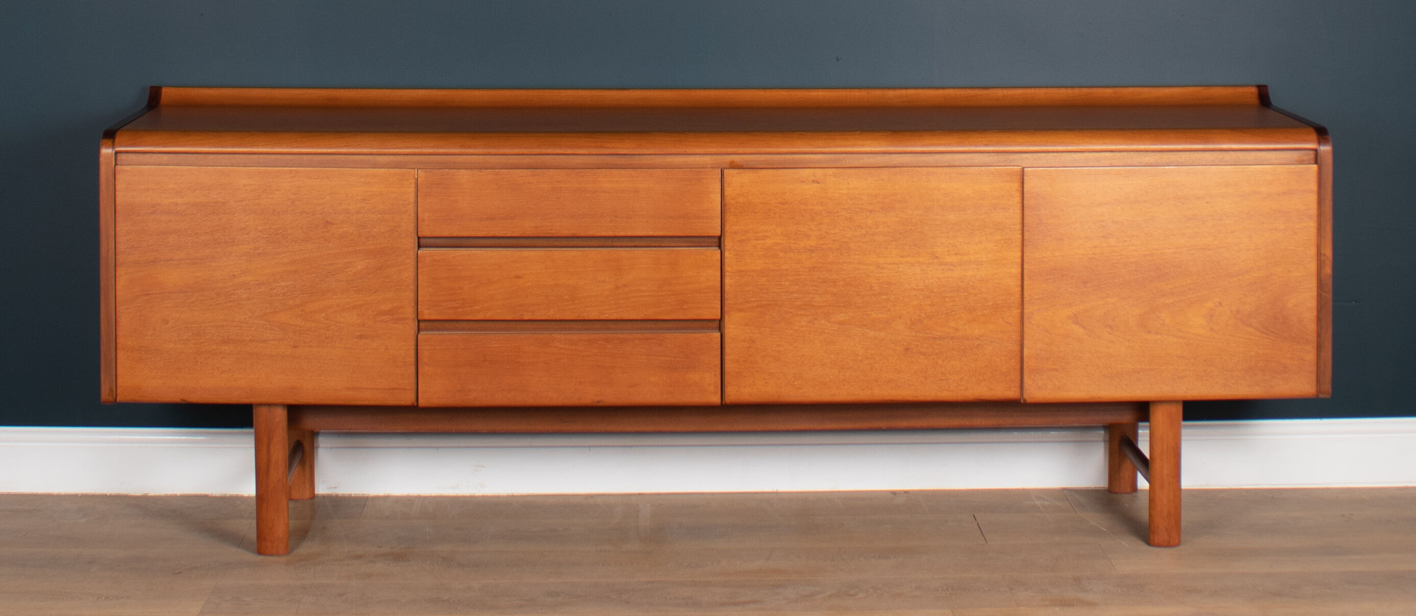 Restored Teak Retro 1960s Long White & Newton Petersfield Sideboard