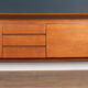 Restored Teak Retro 1960s Long White & Newton Petersfield Sideboard