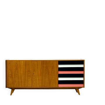 Czechoslovakian sideboard cabinet, J. Jiroutek, vintage design, prl