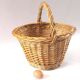 Panier rotin clair
