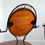 Suite of 4 vintage garden chairs 1950s