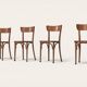 Chaises bistrot, milieu XXème