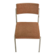 Office chair with chrome-plated steel structure