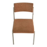 Office chair with chrome-plated steel structure