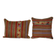 Set of 2 vintage kilim cushion covers 46x51 cm