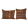 Set of 2 vintage kilim cushion covers 46x51 cm