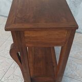 Restoration console in walnut