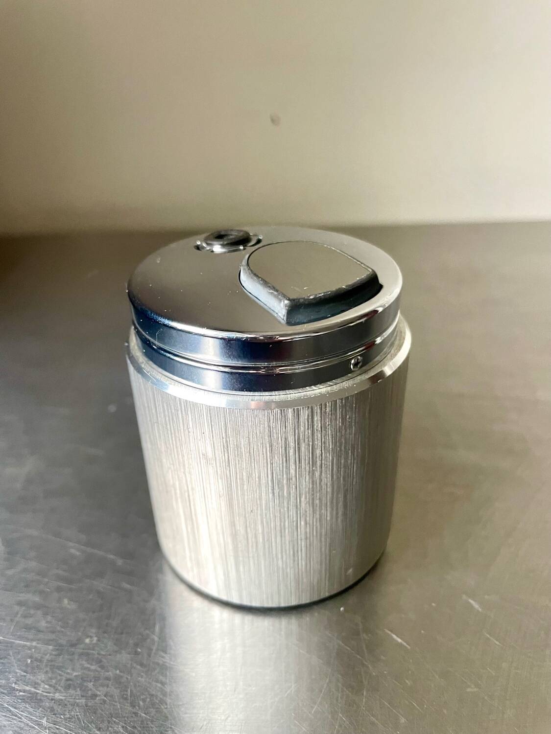Vintage Japanese Metal Table lighter Modernist design IM Corona