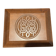 Wooden box carved with Celtic knots – American craftsmanship