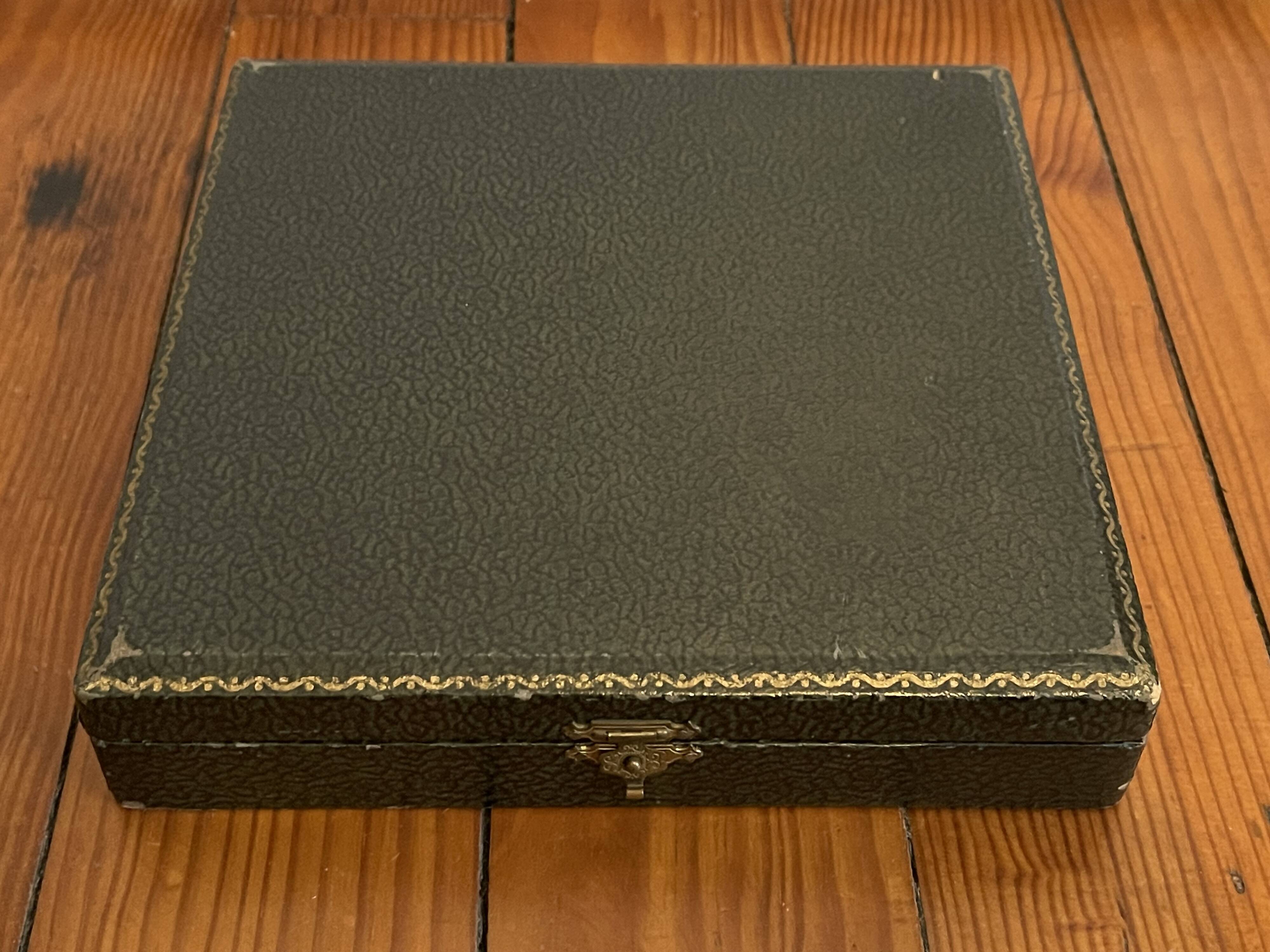 Coffret de 12 couteaux à melon art déco H. DUCHESNE