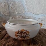 Fruit basket Creil and Montereau pattern Carnations