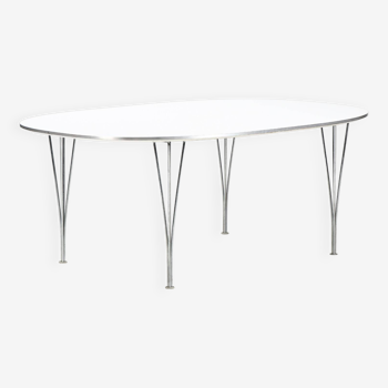super Ellipse table design Bruno Mathsson & Piet Hein 75 x 120 x 180