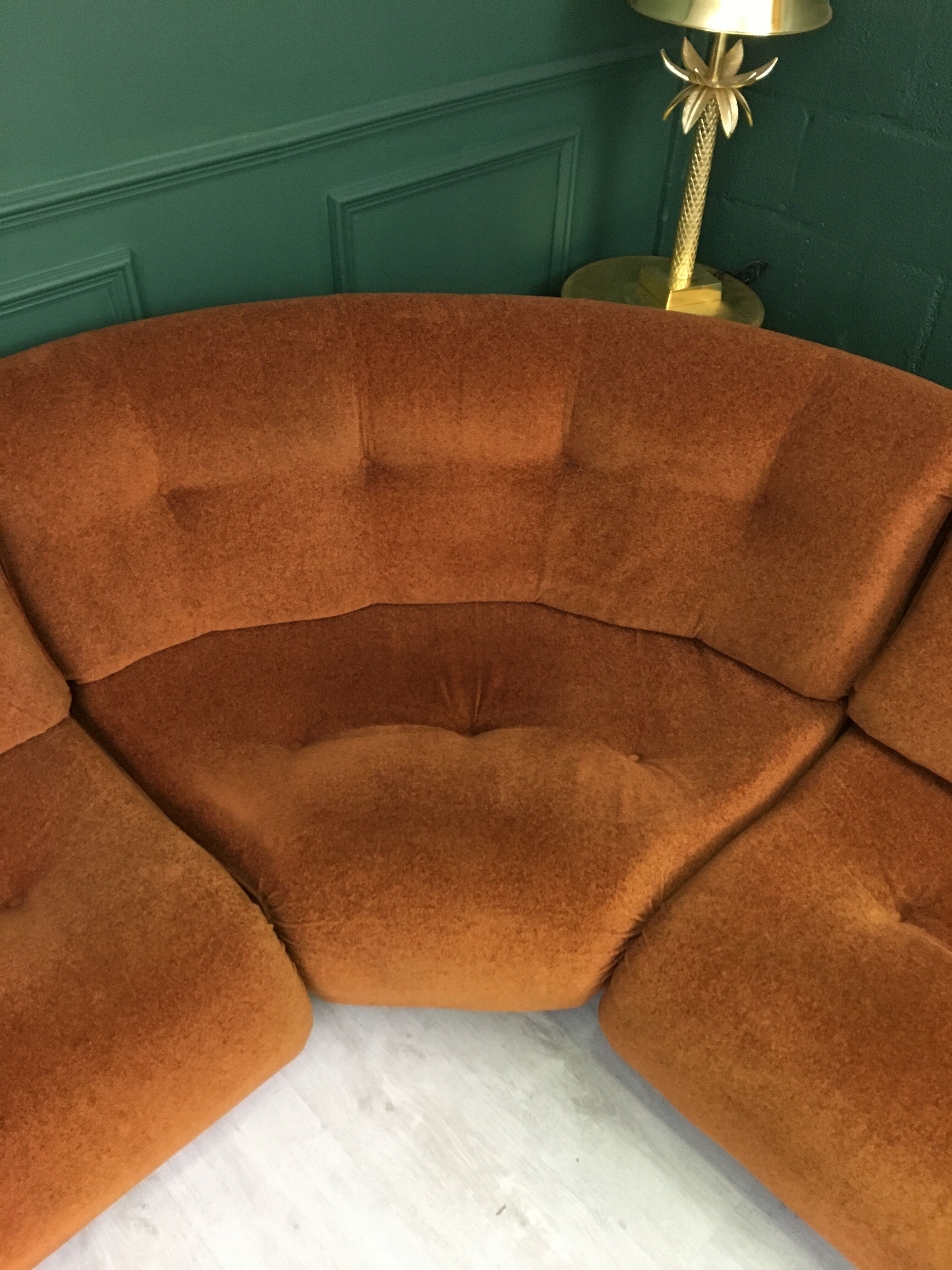 G-Plan vintage retro mid century corner modular 5 seater sofa suite by Km Wilkins