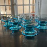 6 old glasses from Cristalleries Lorraines