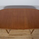 Mid century oval teak extendable dining table from mcintosh, 1960s