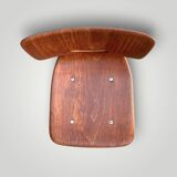 Antique Pagholz molded wood children's chair - mini Smiley chair