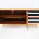 1960s Jiri Jiroutek Oak Sideboard, Czechoslovakia