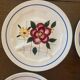 6 assiettes plates à compartiments Digoin Sarreguemines