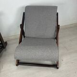 Pair of folding armchairs