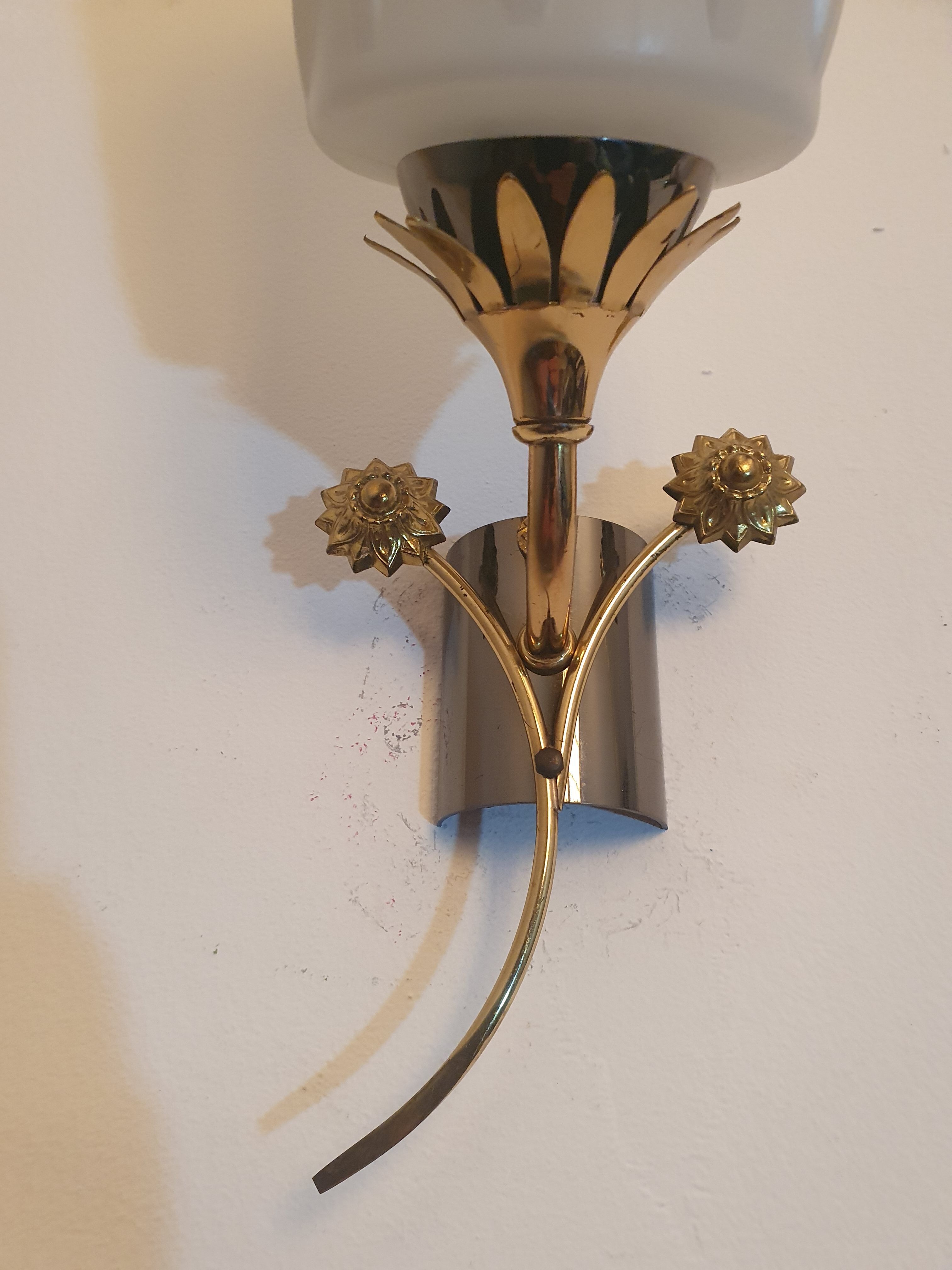 Paire d'appliques vintage Maison Arlus