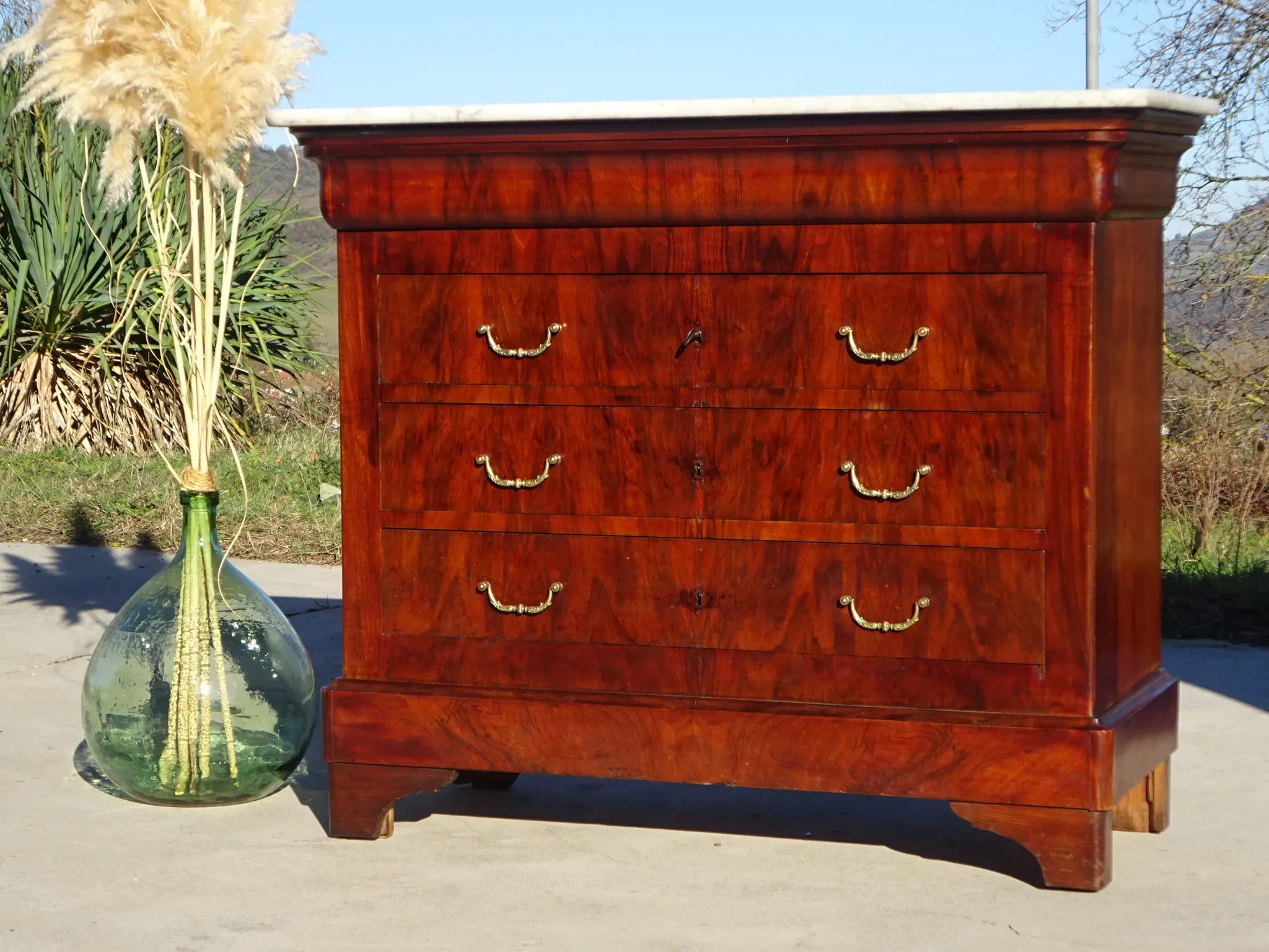 Commode style Louis Philippe en acajou