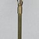 Lampe à suspension pencil split reed, rotin, bambou et laiton, italie, 1970s