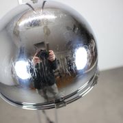 Adjustable Italian chrome floor lamp Space Age, 1960s