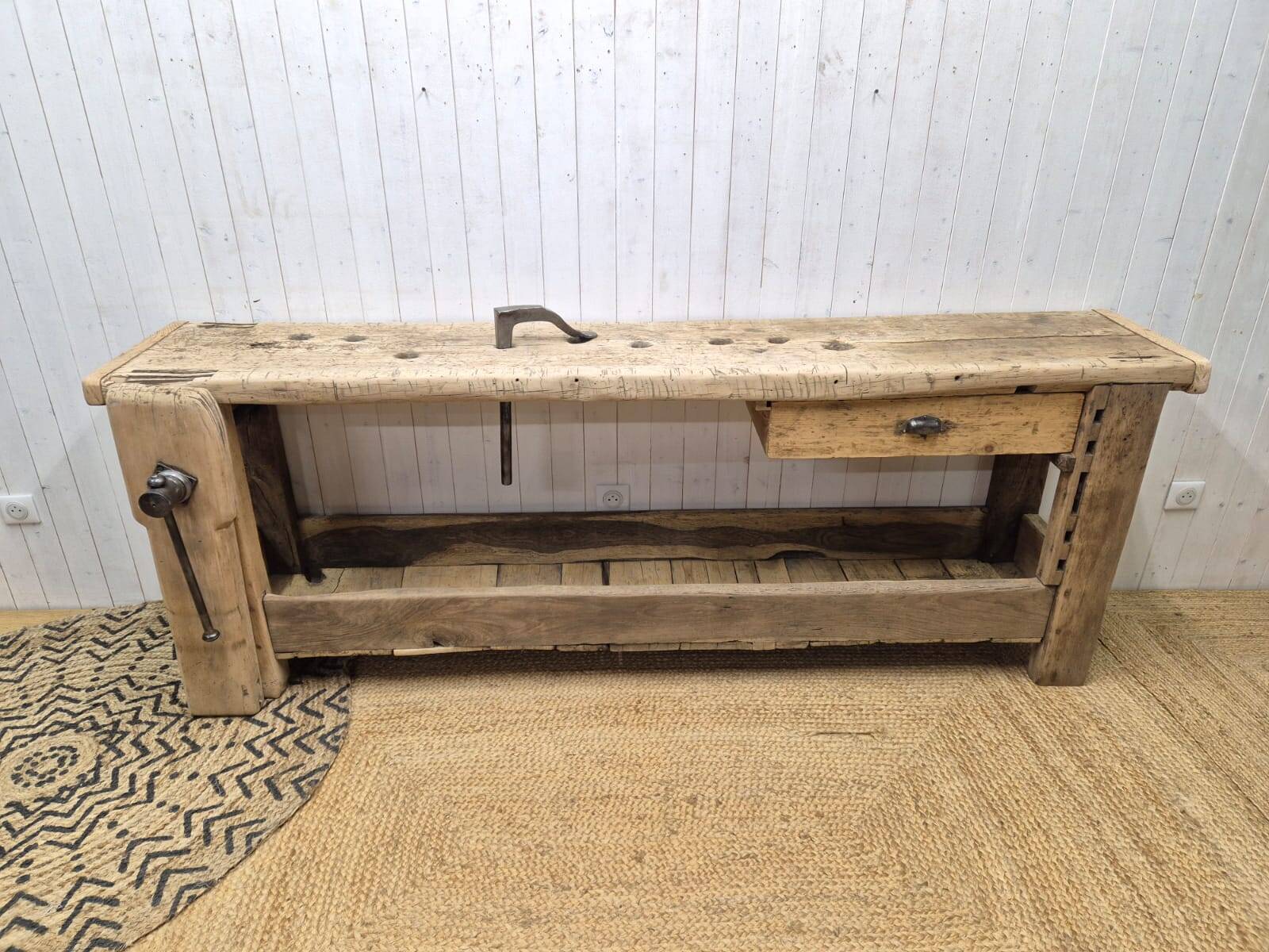 Old carpenter's workbench