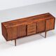 Scandinavian symmetric sideboard in rosewood Denmark 1960
