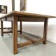 XXL farmhouse table in solid oak 350 cm - Reconstruction Style - 1950s