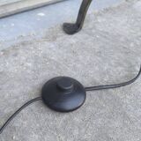 Wrought iron tripod floor lamp 1960