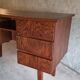 Bureau en placage de palissandre vintage