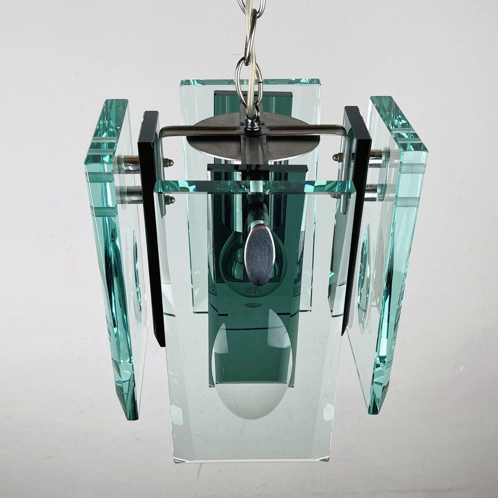 Italian art glass pendant by Fontana Arte, Italy, 1970s.