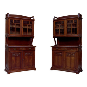 Paire de buffets italiens Art Nouveau,