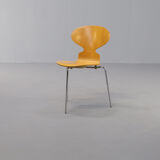 Arne Jacobsen plywood original ‘model 3100 Ant’ chair for Fritz Hansen set/4