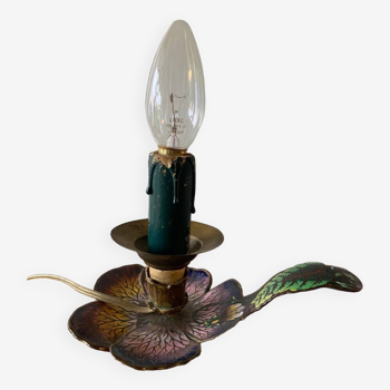Cloisonné metal lamp