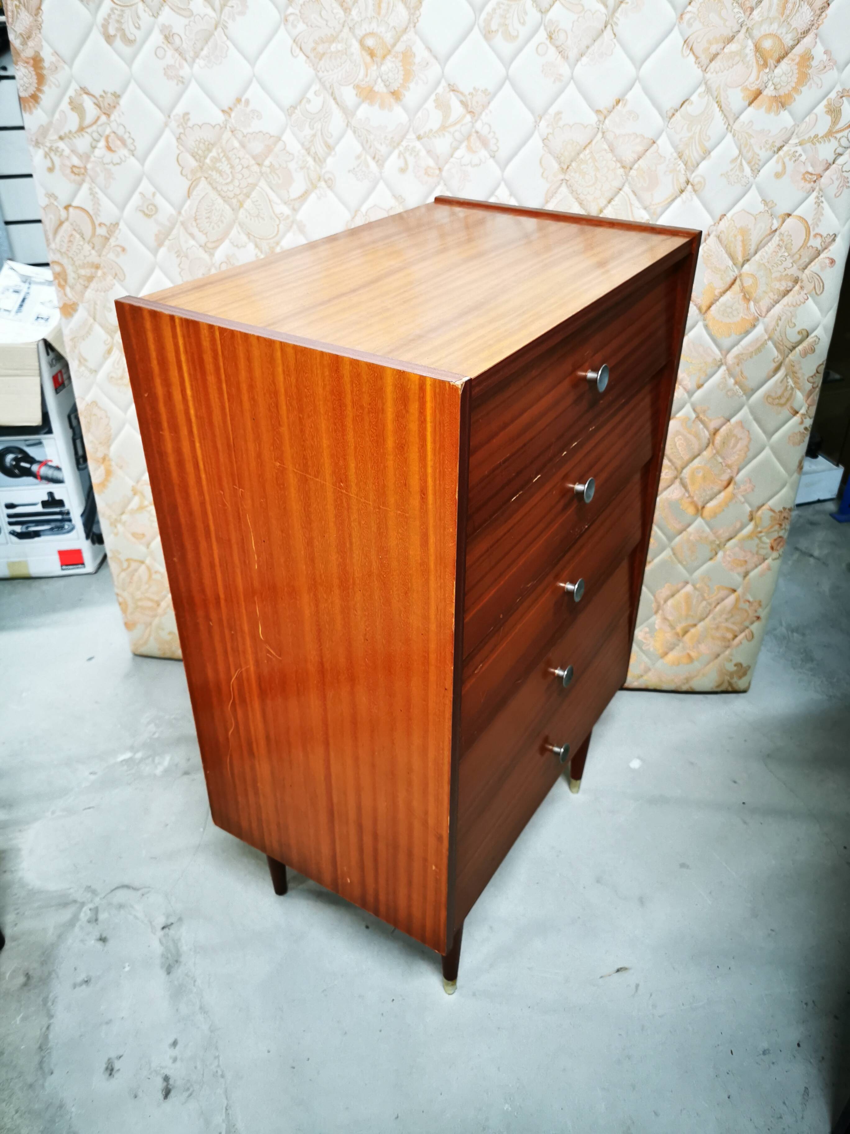 Vintage 5-drawer chest of drawers from the 50s/70s