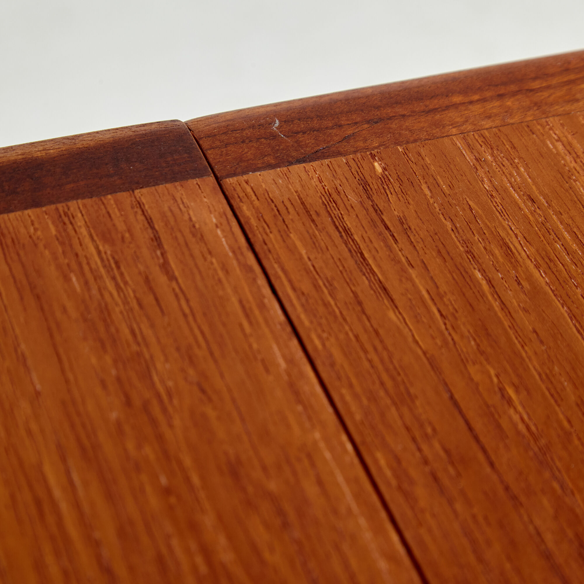 Restored teak dining table