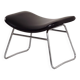 Vintage footstool by rudolf wolf & j.h. rohe for rohe noordwolde, 1960s | black skai